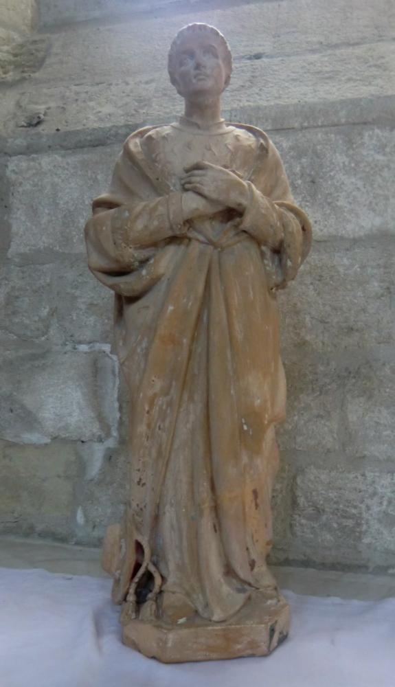 Statue in der Pfarrkirche in Villeneuve-lès-Avignon