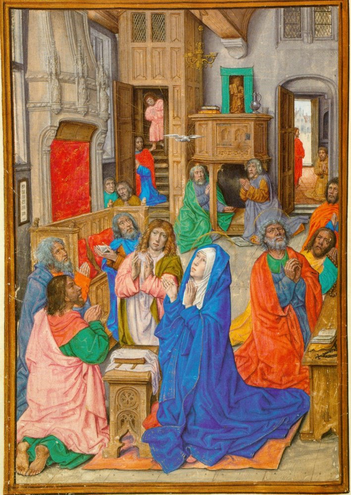 Flämisches Stundenbuch der Maria von Medici: Pfinsten, um 1520, in der Bodleian Library in Oxford