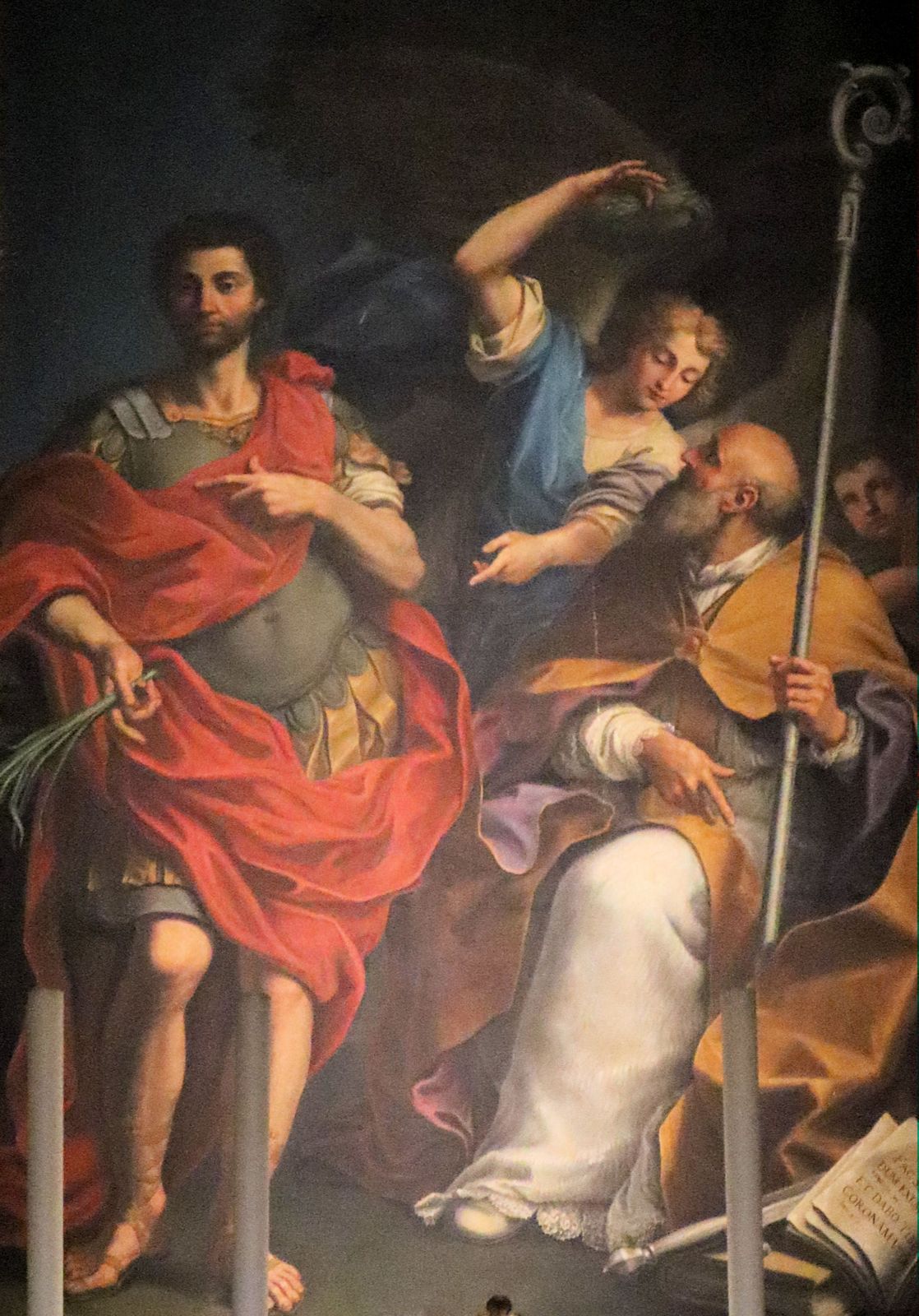 Altarbild: Der Soldat Proculus und der Bischof Proculus, in der Kirche San Procolo in Bologna