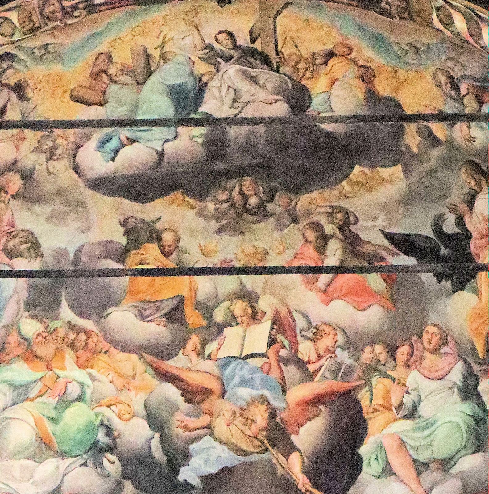 Giulio Ferrari: Prospers' Verherrlichung, Apsisfresko, 1885, in der Kirche San Prospero in Reggio Emilia