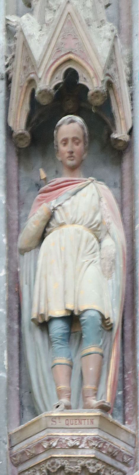 Statue, 1875, in der Basilika St-Quentin in St-Quentin