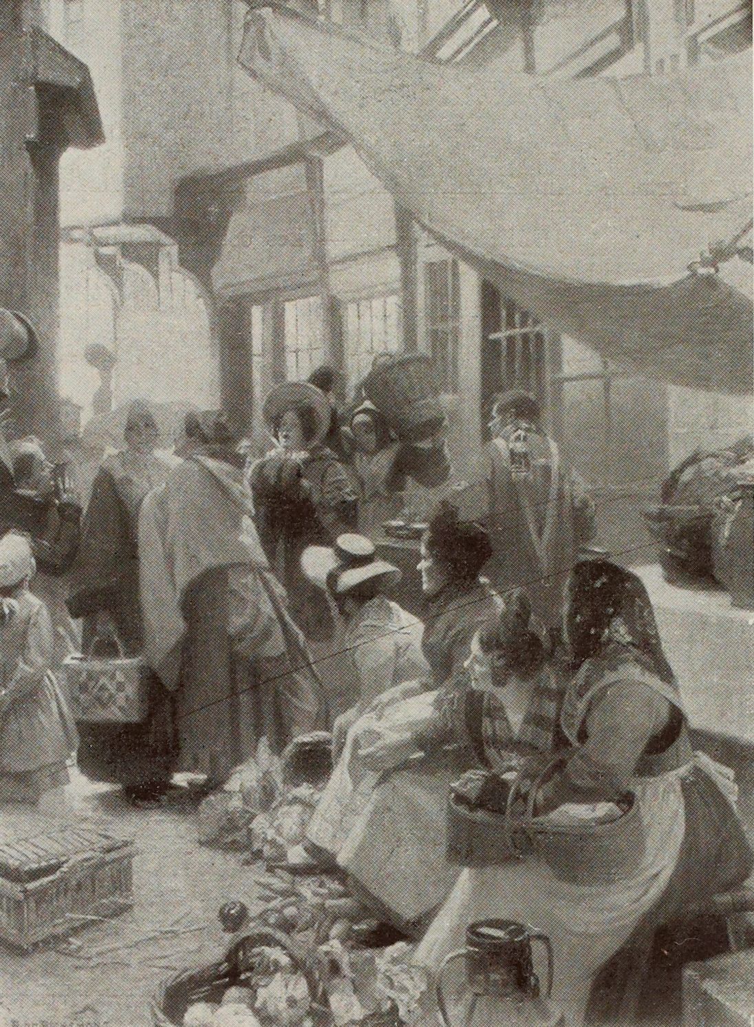 Alfred de Richemont: Rosalia hilft Cholera-Kranken bei der Epidemie von 1832, 1909, im Museum Carnavalet in Paris