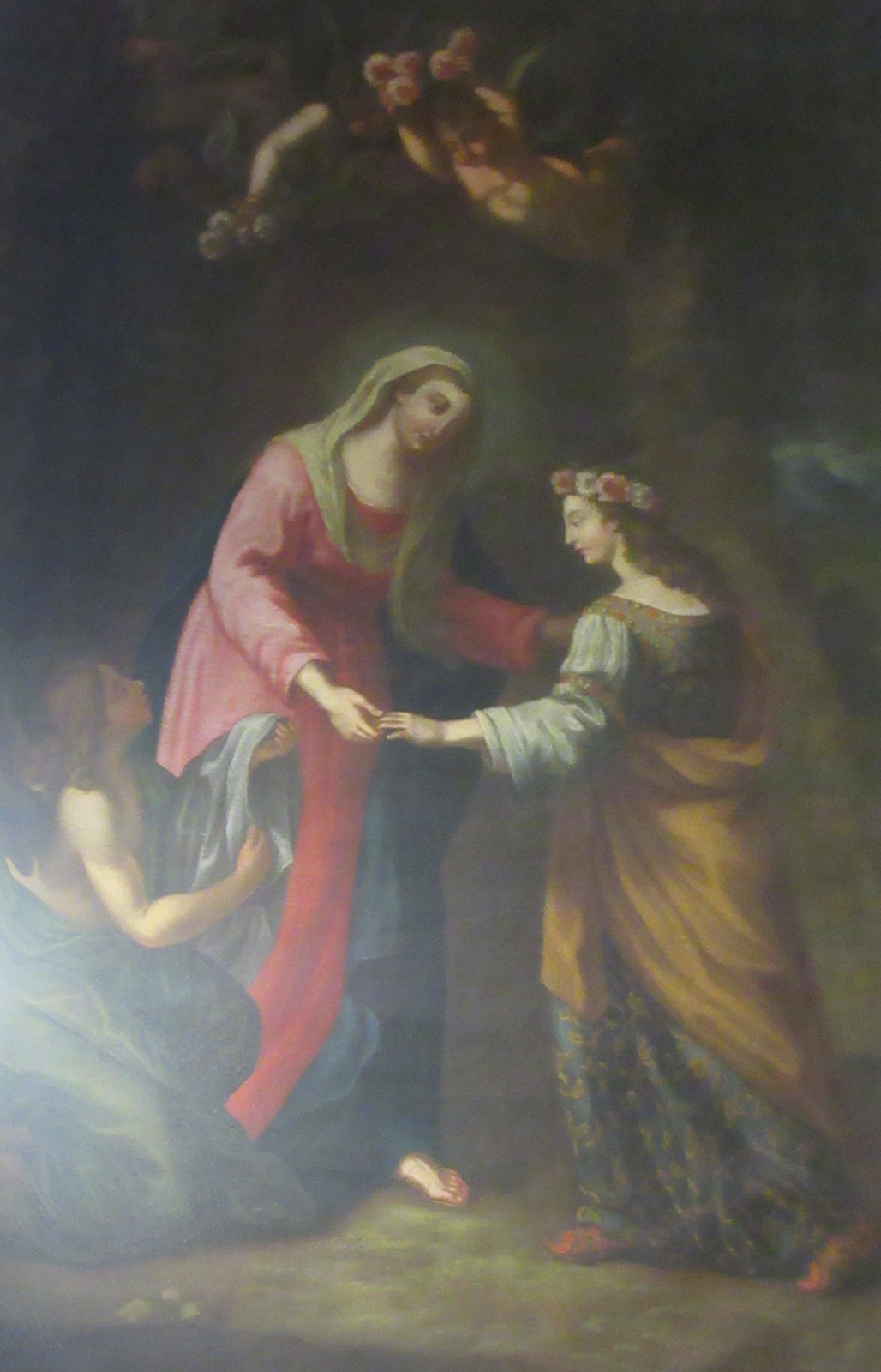 Orola Noleti: Rosalia vor Maria, um 1830, in der Kirche Sant'Andrea delle Fratte in Rom