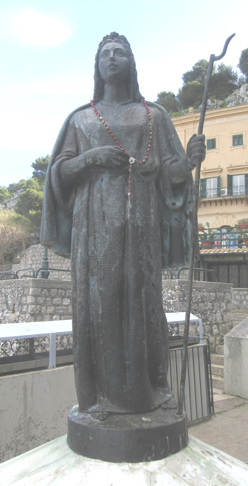Statue im Oratorium Santa Caterina d'Alessandria all'Olivella in Palermo