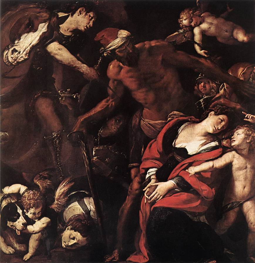 Morazzone, Giovan Battista Crespi und Giulio Cesare Procaccini: das Martyrium von Rufina und Secunda, 1620-25, in der Pinacoteca di Brera in Mailand