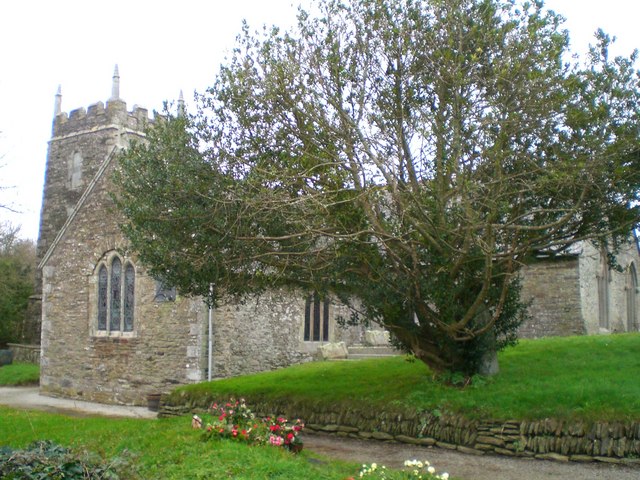 Die Rumon geweihte Kirche in Ruan Lanihorne