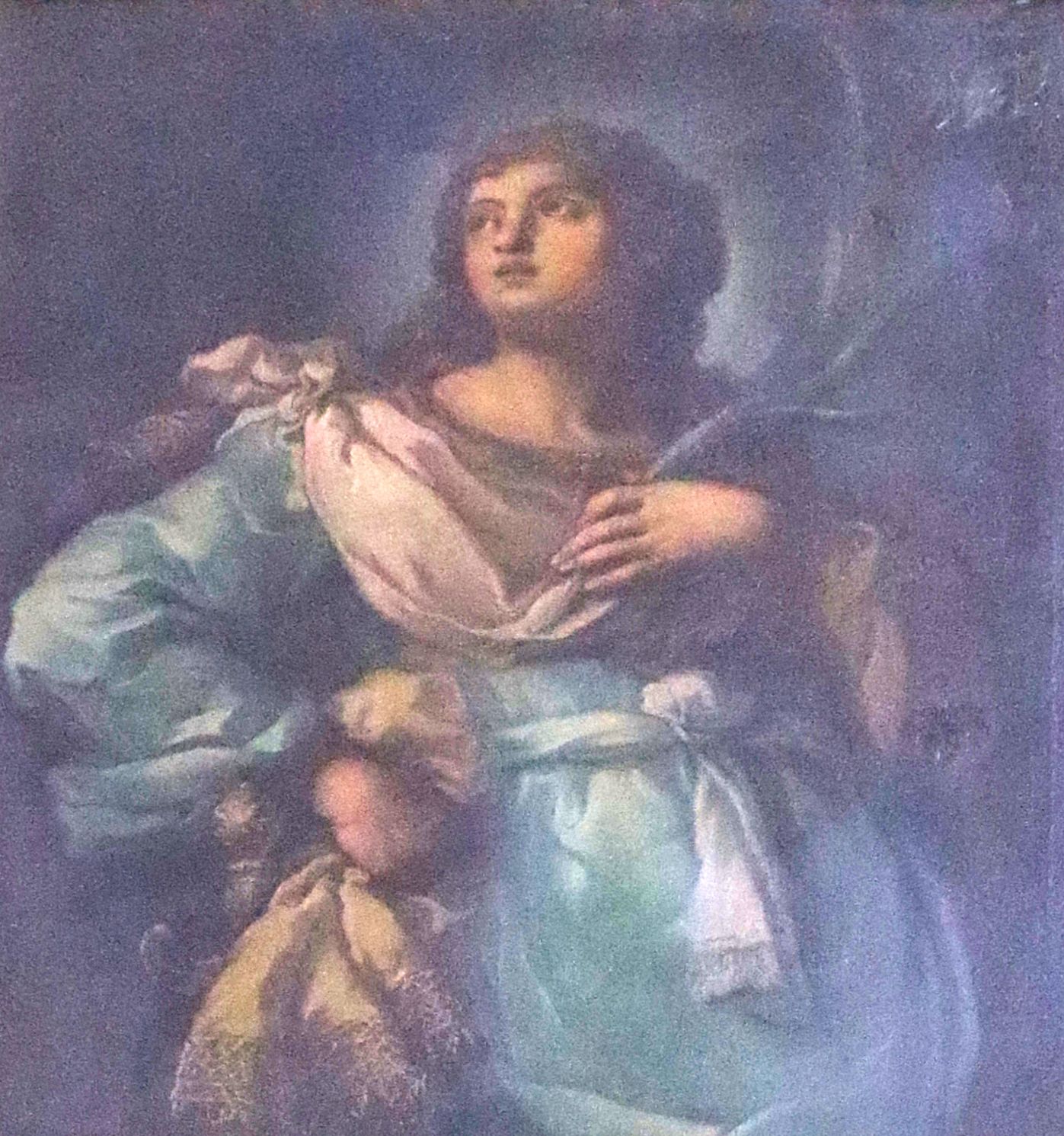 Fresko: Castulus, in der Basilika San Valentino in Terni