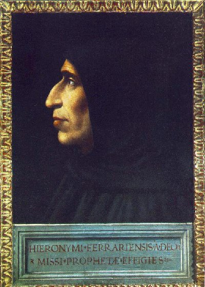 Fra Bartolomeo: Portrait, um 1498, im Museum an San Marco in Florenz
