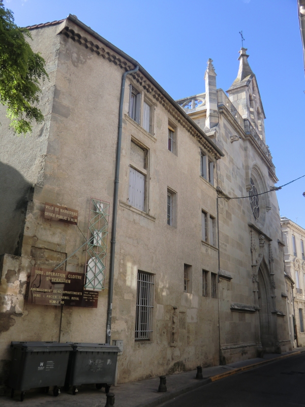 Kirche St-Sebastien an der Stelle des angeblichen Geburtshauses in Narbonne