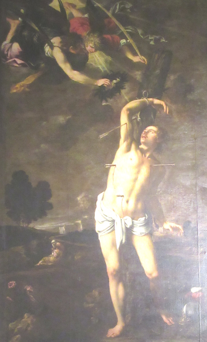 Pedro de Orrente (1580 bis 1645): Sebastians Martyrium, in der Kathedrale in Valencia