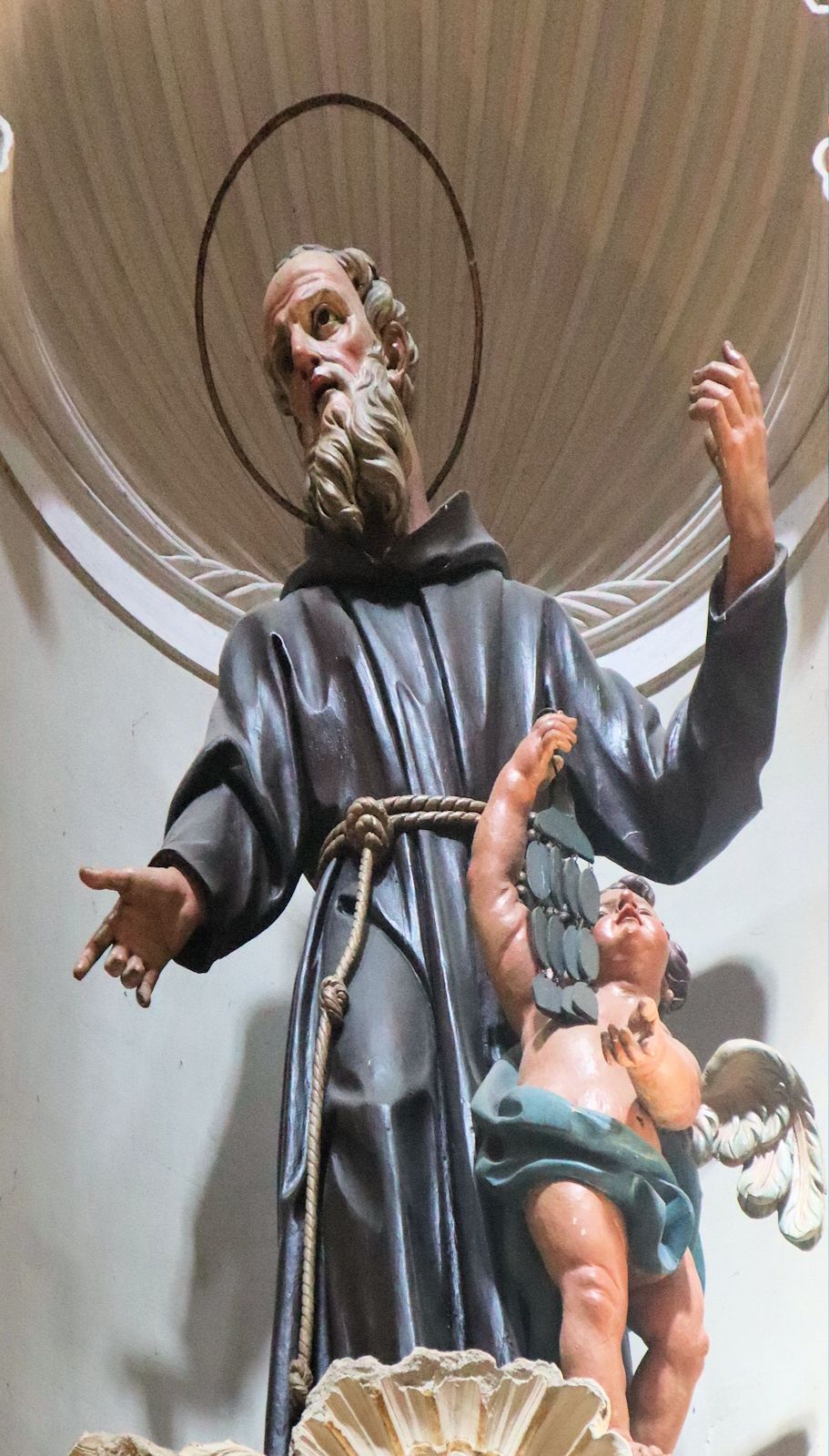 Statue in der Kapuzinerkirche in Turin