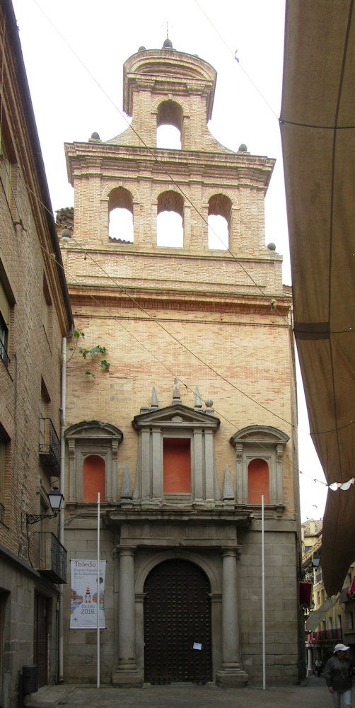 östlicher Seiteneingang zur ehemaligen Trinitarierkirche San Marcos in Toledo