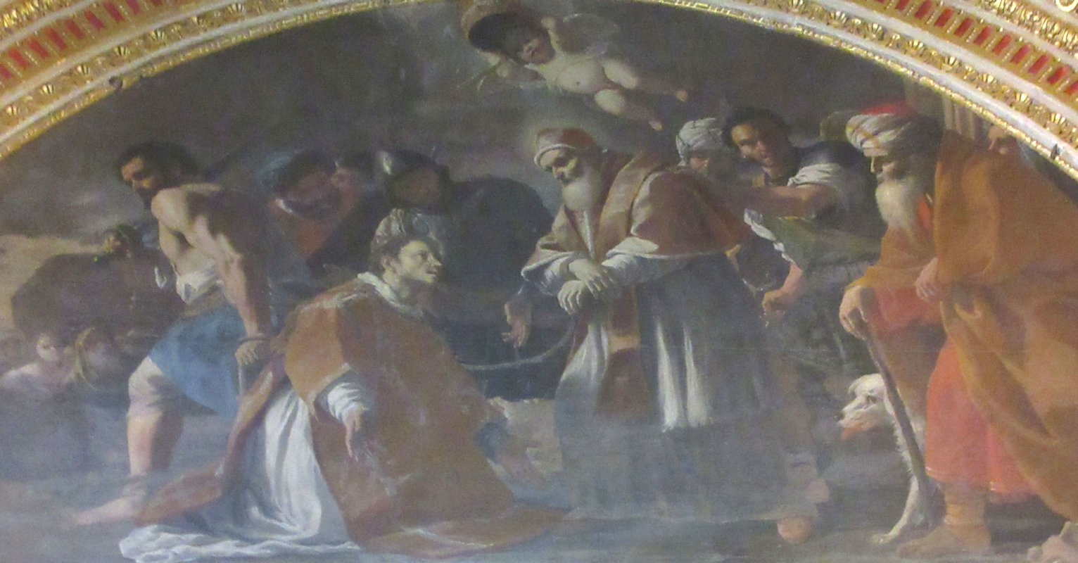 Mattia Preti: Laurentius vor Sixtus, um 1663, in der Konkathedrale St John's in Valletta auf Malta