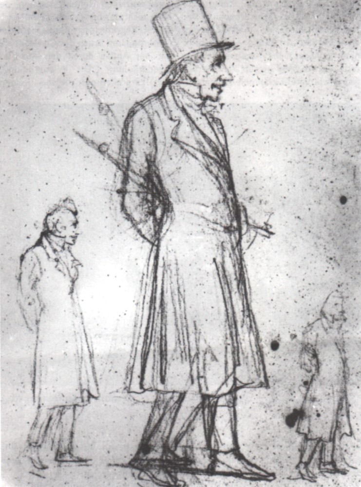 Wilhelm Nicolai Marstrand (1810 - 1873): Søren Kierkegaard
