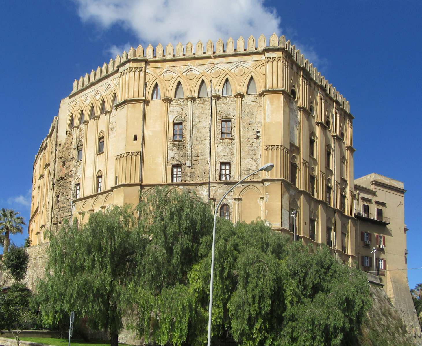 „Normannenpalast” in Palermo, zuvor Sitz des arabischen Gerichtshofes