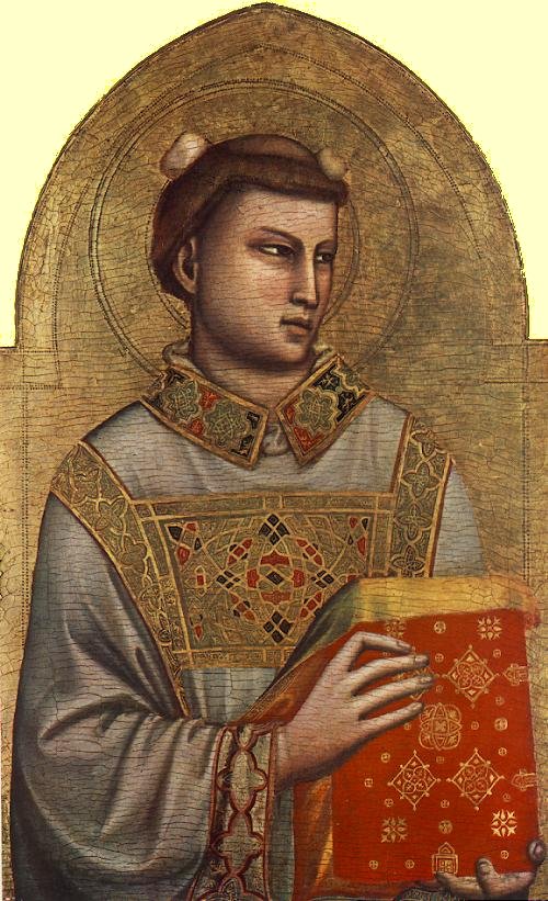 Giotto di Bondone: Stephanus, 1320 - 25, im Museo Horne in Florenz