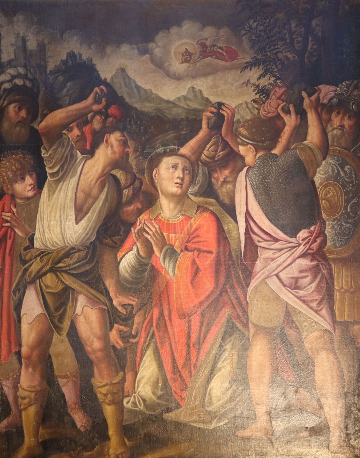 Stephanus' Steinigung, um 1680, in der Kathedrale in Biella