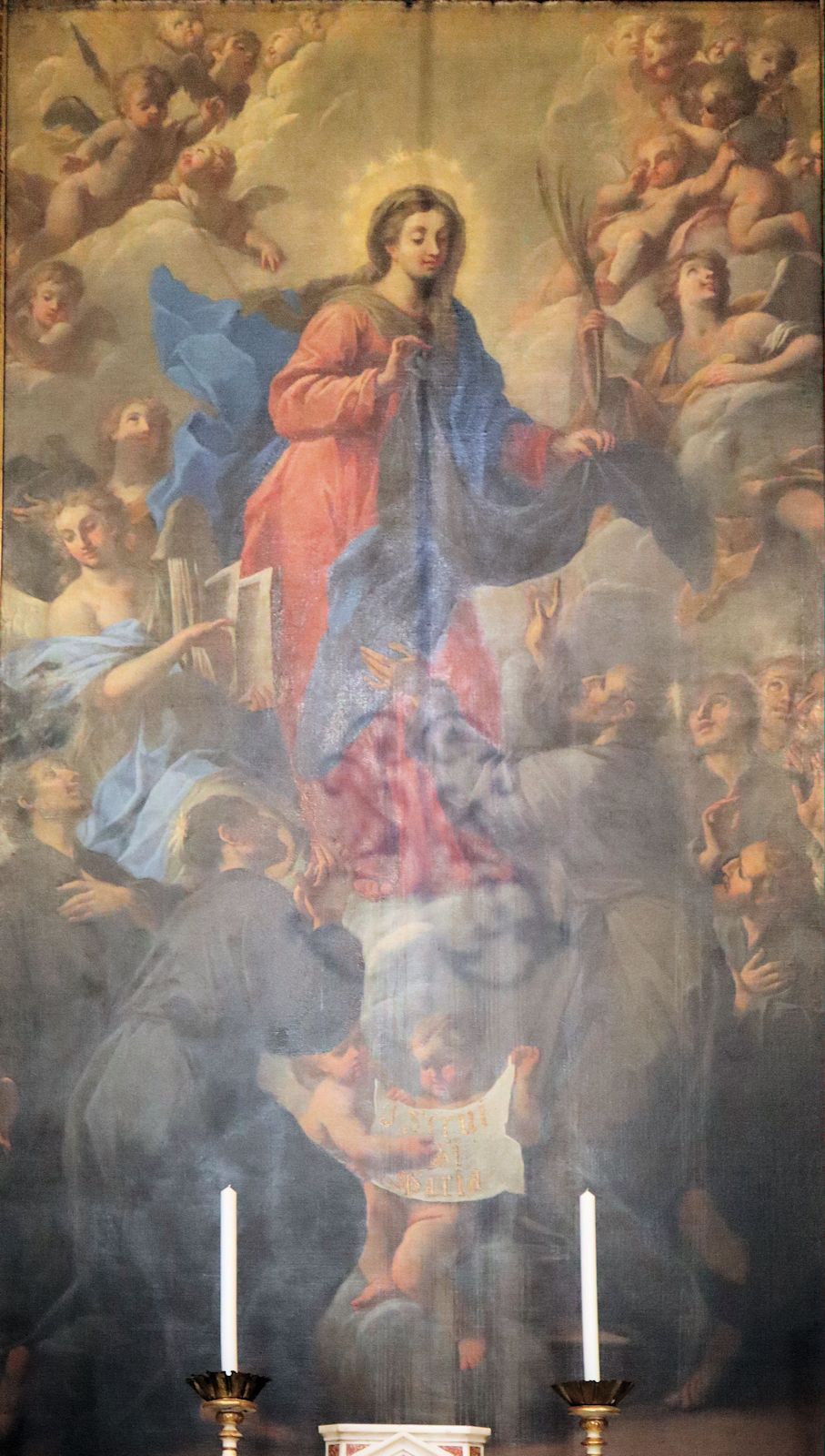 Niccolò Nannetti: Maria< erscheint den sieben Gründern des Servitenordens, 1727, in der in der Basilika Santissima Annunziata in Florenz