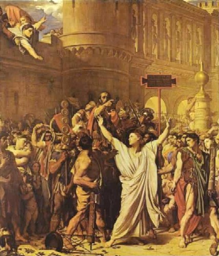 Jean-Auguste-Dominique Ingres: Das Martyrium von  Symphorianus, 1834, in der Kathedrale Saint-Lazare in Autun