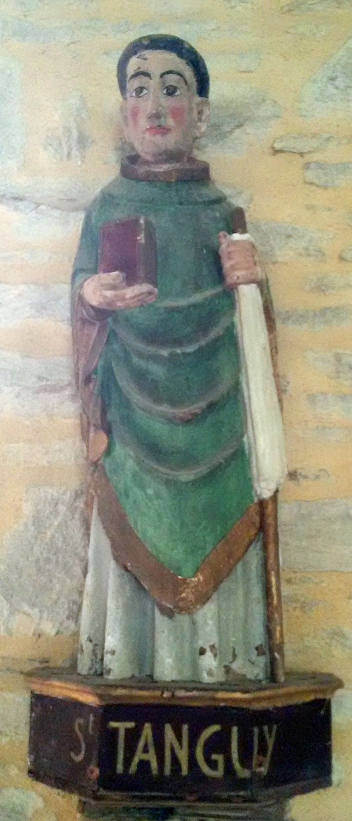 Statue in der Kapelle Notre Dame du Bon Secours in Kersaint