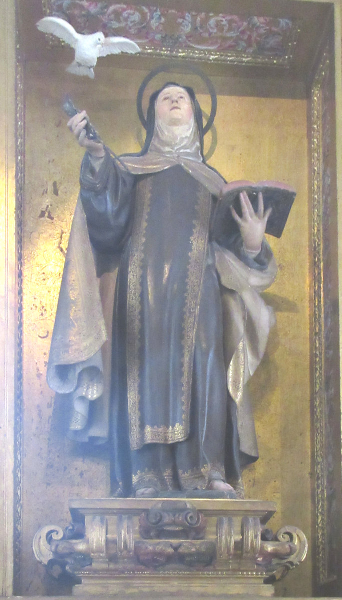 Statue in der Kathedrale in Toledo
