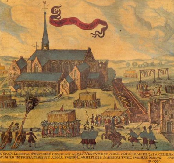 Kloster Bloemkamp, Abbildung aus dem Jahr 1622