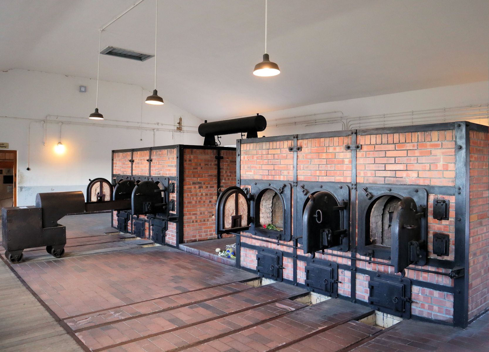 Verbrennungsöfen im Krematorium des ehemaligen Konzentrationslagers Buchenwald