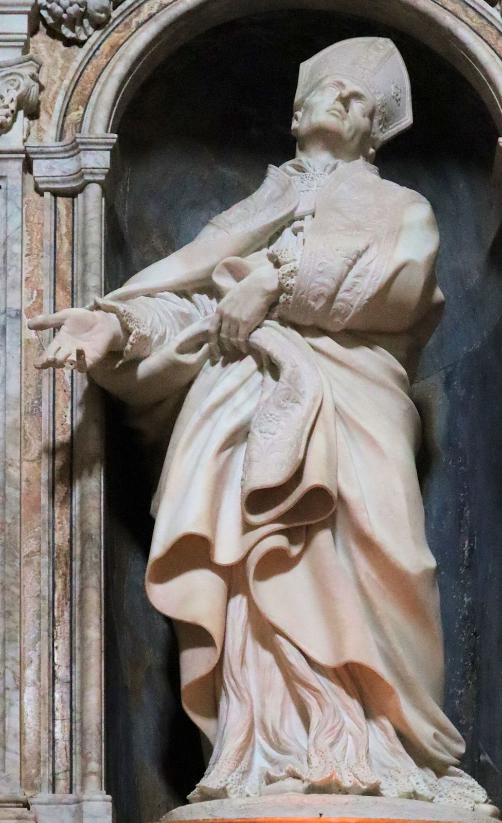 Giovanni Antonio Mazzuoli: Statue, 1684, in der Kirche San Martino in Siena