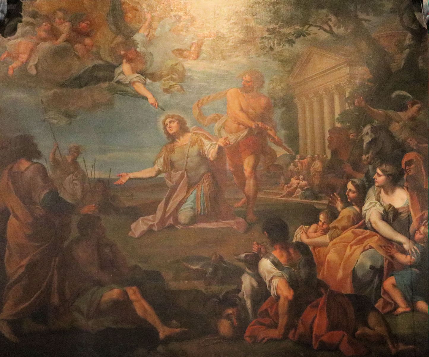 Placido Costanzi-Tempesti: Torpes' Martyrium, um 1740, in der Kathedrale in Pisa
