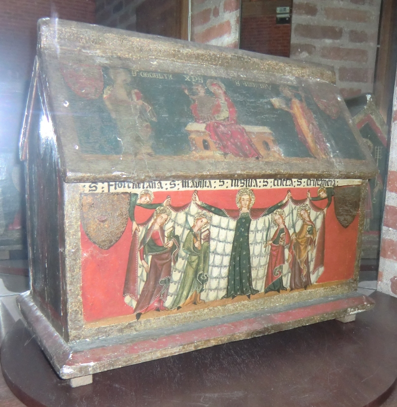 Reliquienkasten, um 1425, in der Schatzkammer der Kathedrale in Albi