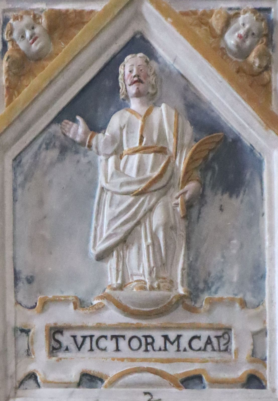 Grab von Victor im „Sanktuarium der Märtyrer” in der Kathedrale in Cagliari