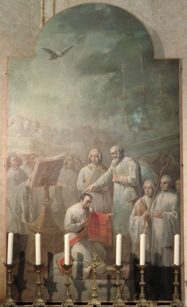 Jacques Gamelin (1738 - 1803: Vinzenz wird zum Diakon geweiht, in der Kirche St-Vincent in Carcassonne