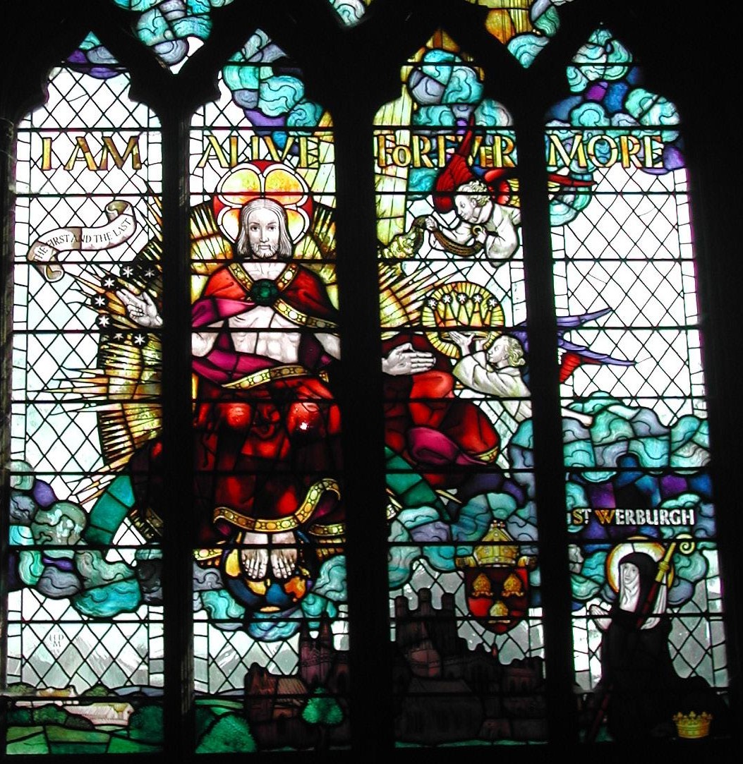 Glasfenster in der Kathedrale von Chester