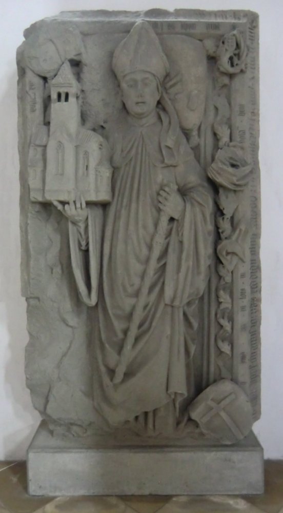 Grabplatte für Werner im Kloster in Wiblingen