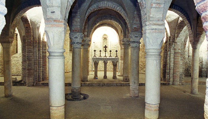 „Krypta des Zamas” in der Kirche Santi Narborre e Felice in Bologna
