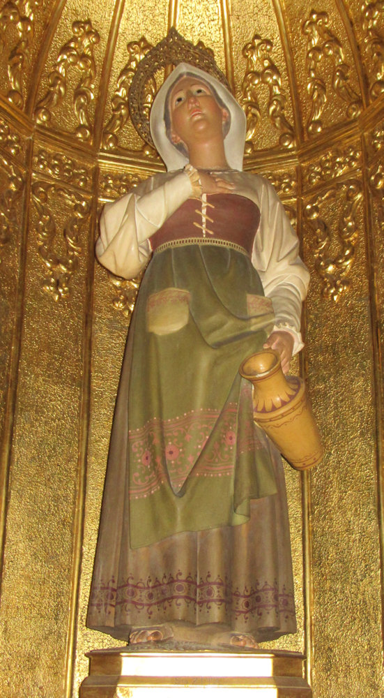 Statue in der Dominikanerkirche in Murcia