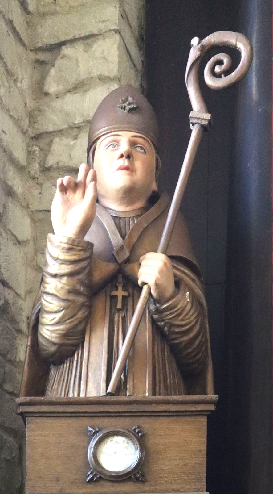 Reliquiar in der Pfarrkirche in Haspres bei Valenciennes in Frankreich