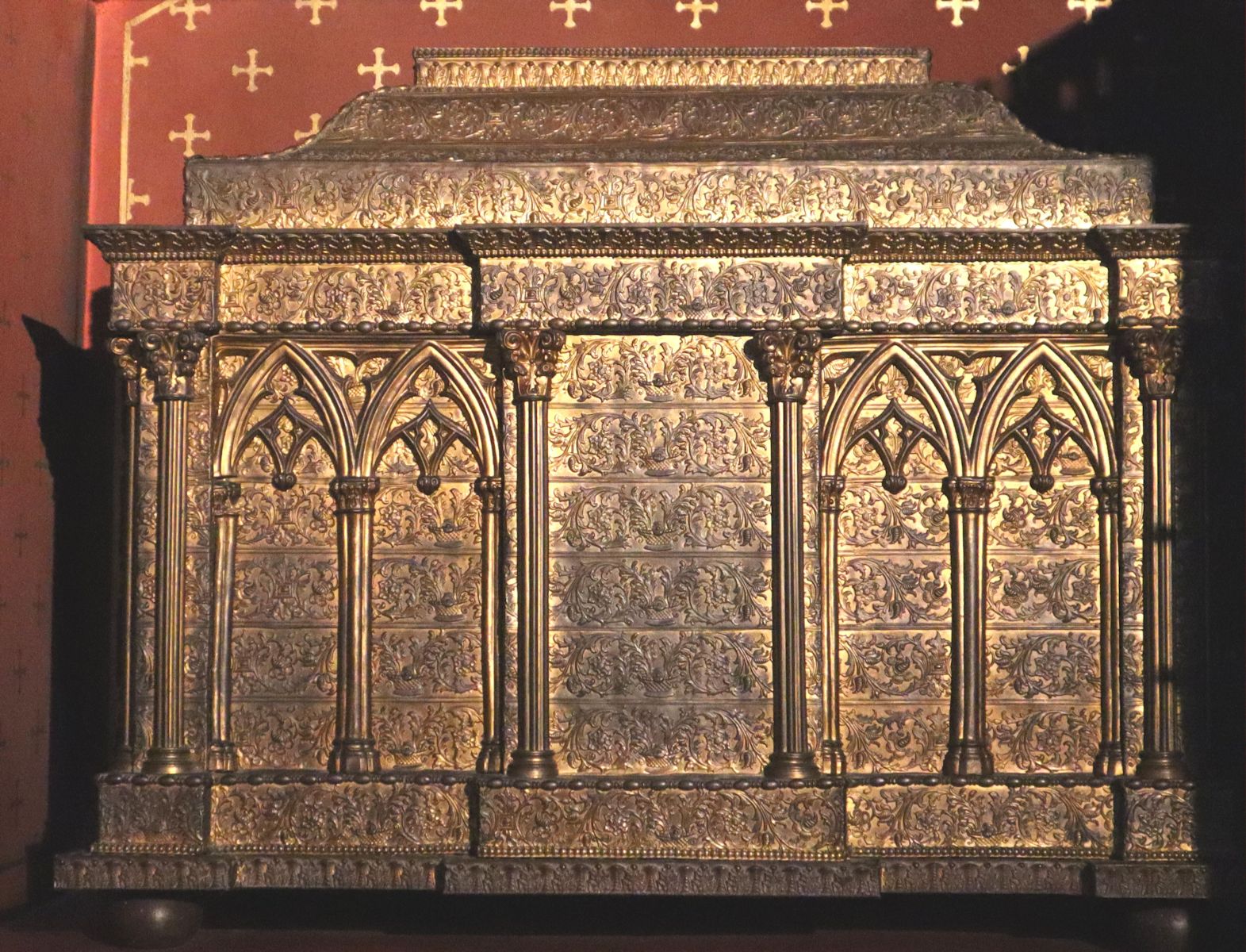 Sargophag von Acisclus und Victoria in der Basilika Saint-Saturnin in Toulouse