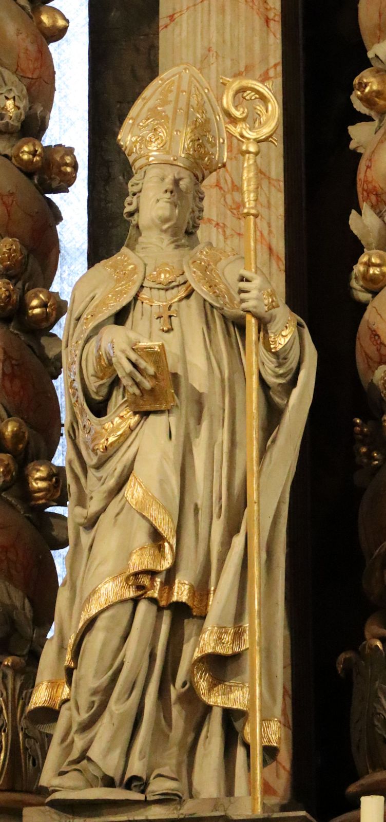 Johann Andreas Gröber: Statue, 1697 bis 1707, am Hochaltar des Mariendoms in Erfurt