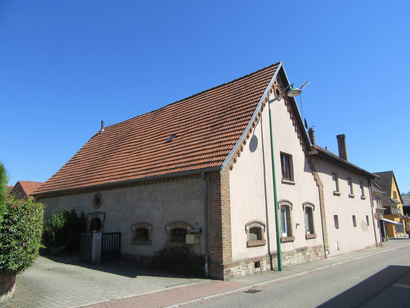 Scheune an der Stelle des ehemaligen Klosters in Seltz