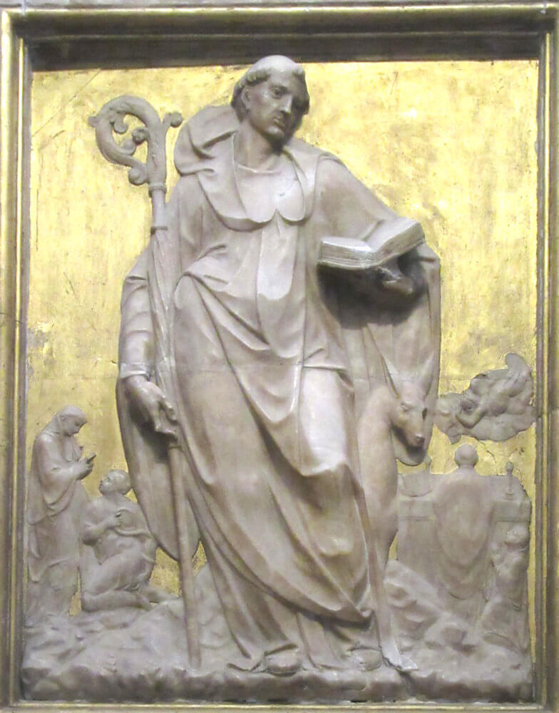 Alonso Berruguete (zugeschrieben): Relief, um 1550, in der Ägidius geweihten Kapelle der Kathedrale in Toledo