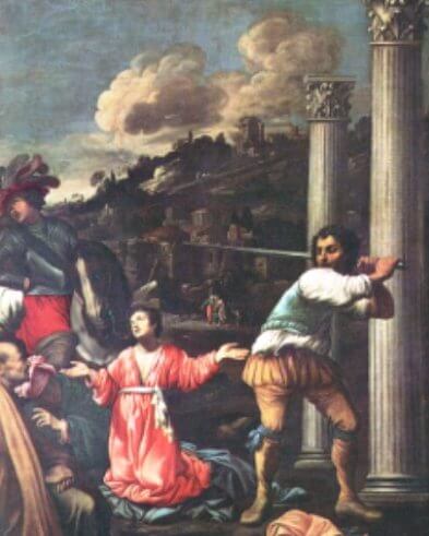 Carlo Saraceni (1580 - 1620): Das Martyrium des Agapitus