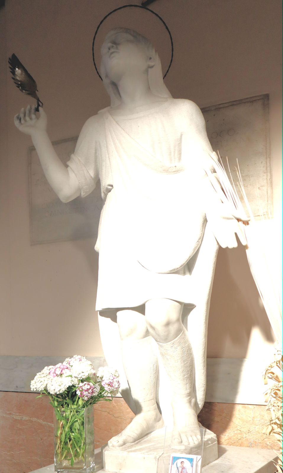 Statue in der Kathedrale in Palestrina