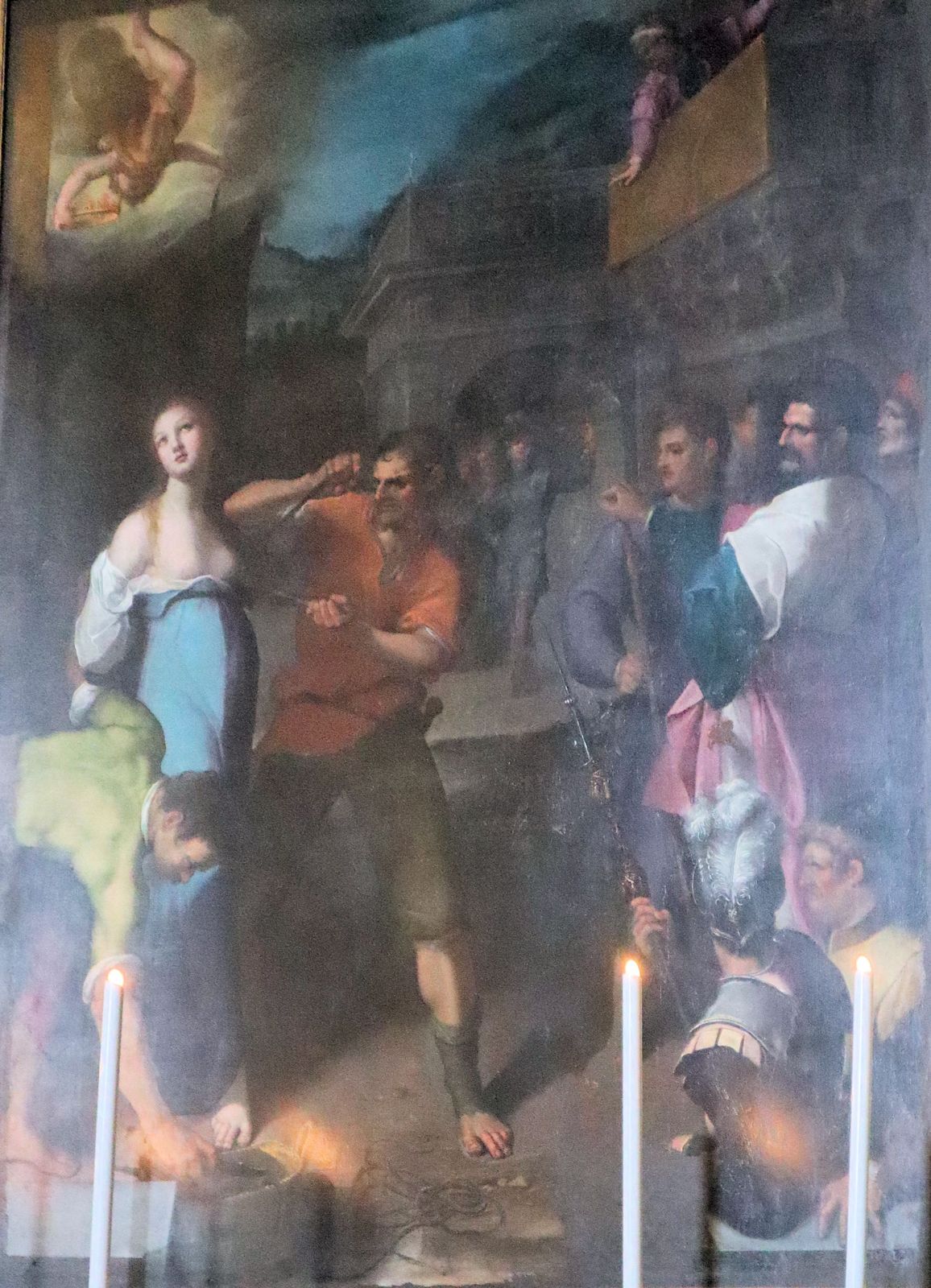 Filippo Paladini: Agathas Martyrium, 1605, in der Kathedrale in Catania