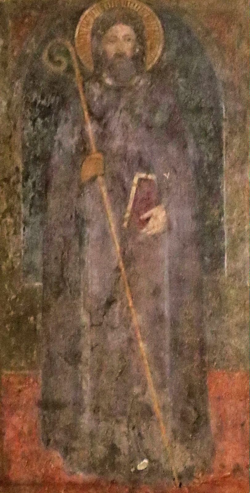 Fresko, 14. Jahrhundert, in der Kirche Santa Chiara in Neapel