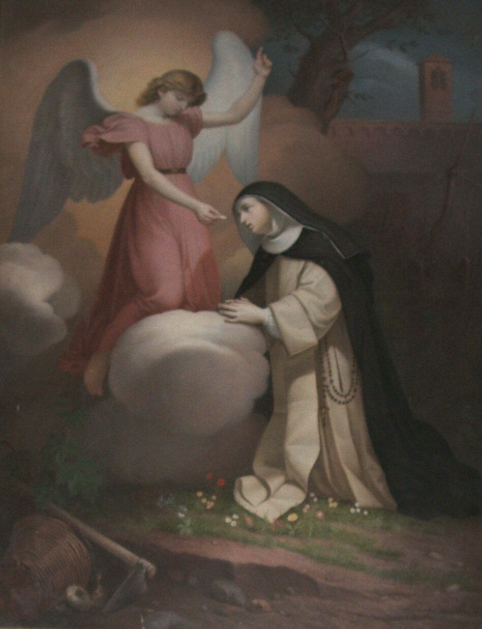 Gemälde in der zu Agnes' Gedenken 1879 erbauten Kapelle in Proceno