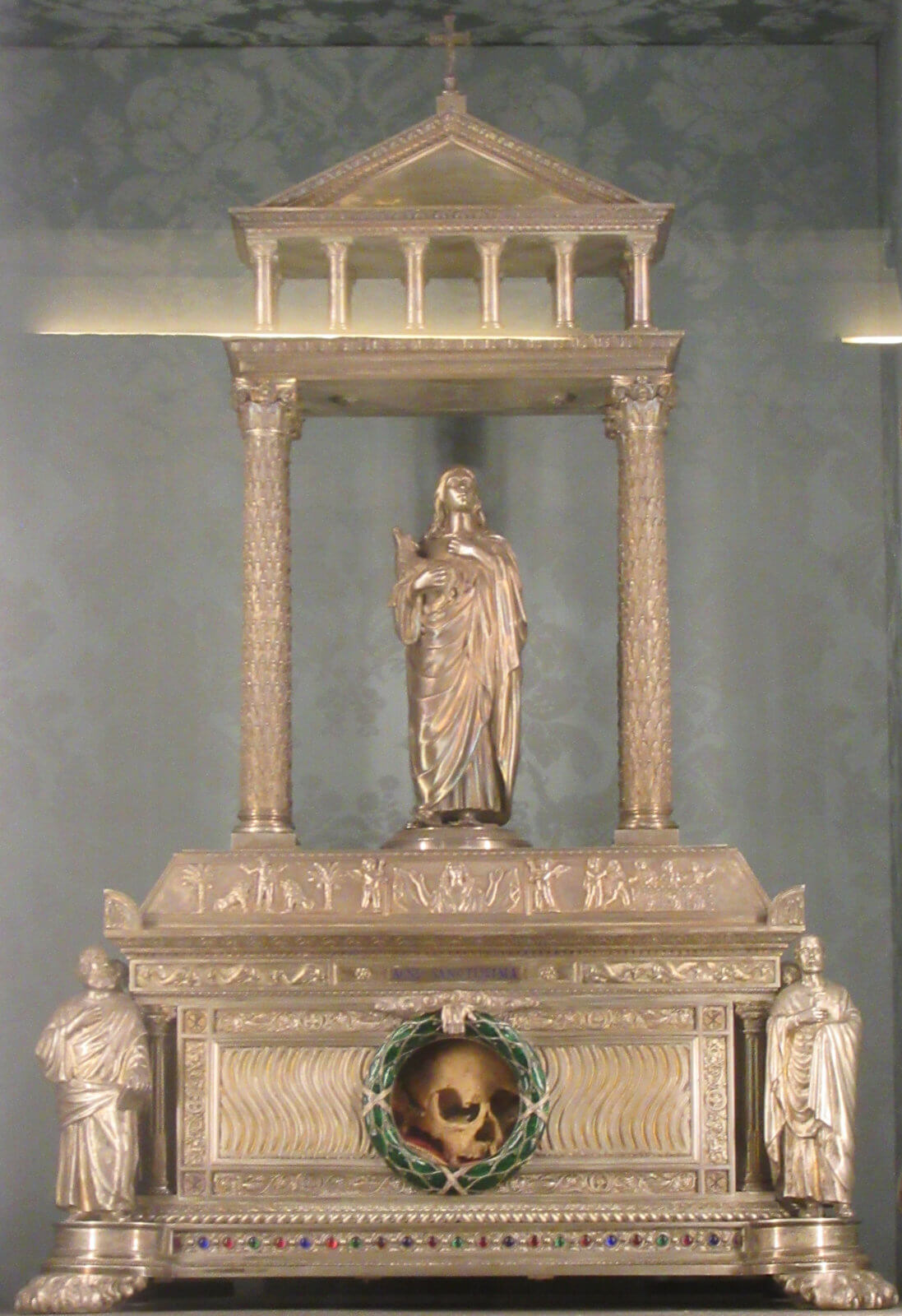 Reliquiar in der Kirche Sant'Agnese in Agone in Rom