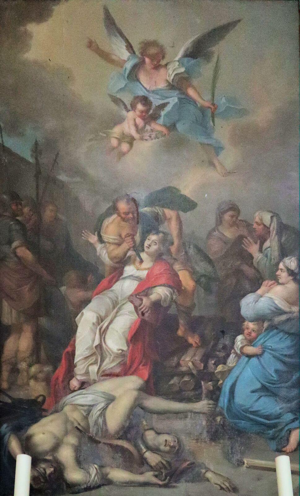Gemälde, 1782, in der Kathedrale in Toul