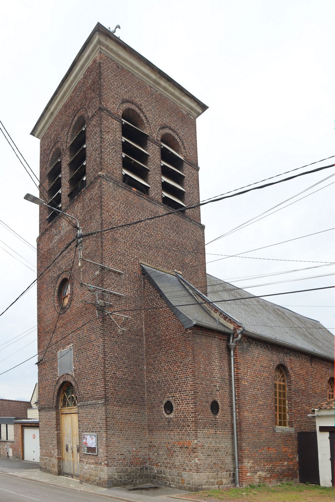 Aibert geweihte Pfarrkirche in Saint-Aybert