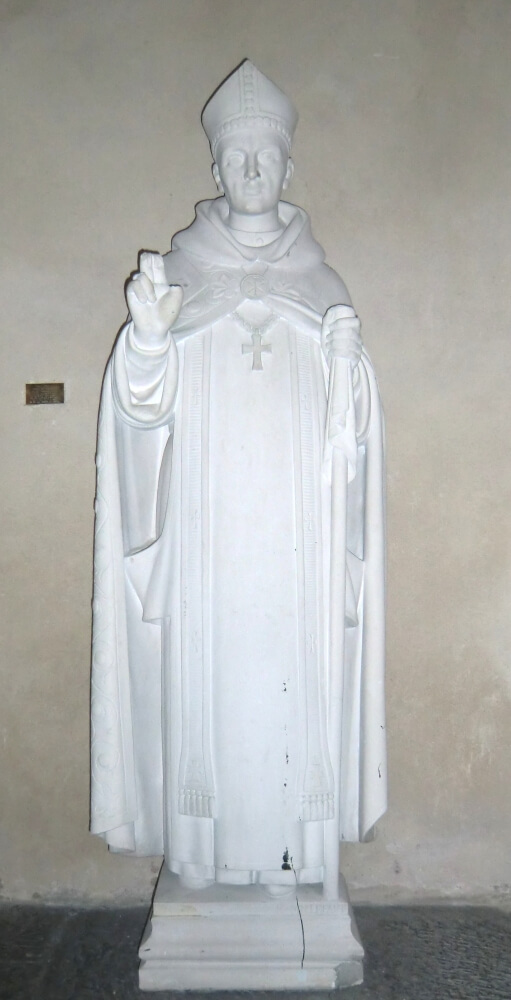 Statue in der Kathedrale in St-Jean-de-Maurienne